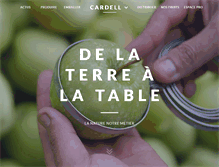 Tablet Screenshot of cardell.fr